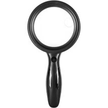 Cyslmuk - Rechargeable Magnifying Glass With Light 33 Led Dimmable, Illuminated Magnifying Glass With 3 Adjustable Brightness, Handheld Magnifying 
