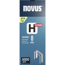 Tools 042-0771 Graffette Punto Sottile Tipo 37 5000 Pz. Dimensioni (l X L) 8 Mm X 10.6 Mm - Novus