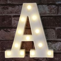 Led Marquee Letter Lights Sign, Lighting Alphabet Letter For Home Party Wedding Decoration A