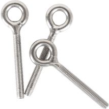 Shining House - Tornillo De Soldadura En Espiral Cerrado De Acero Inoxidable M10 304, 5 Piezas, 11,3 X 3,2 X 1 Cm