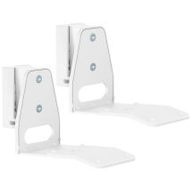Mywall - My Wall Hs41wl Supporto A Muro Per Altoparlante Inclinabile, Ruotabile Bianco 2 Pz.