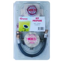 Kit A Gas Di Propano Con 2 Bombole - Riduttore Inversore Limitatore 4kg/h 37mbar