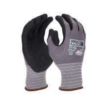 Pro Fit Nitril-feinstrickhandschuh – Größe 11 - 12 Paar, Arbeitshandschuhe Atmungsaktiv, Schutzhandschuhe Grau/schwarz