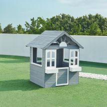 Casa.pro - Casita Infantil Vesa Madera De Abeto 138x120x102 Cm [ ]