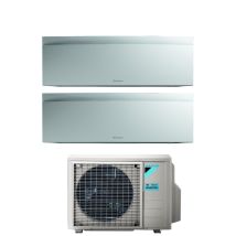 Daikin - Aire Acondicionado Bluevolution Dual Split Inverter Serie Emura White Iii 7+12 Con 2mxm40a R-32 Wi-fi Integrado 7000+12000 Color Blanco Mate 