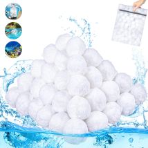 Filter Balls, Cotton Balls For Swimming Pool Filters, 800g Reusable Pool Filter Balls Can Replace 35kg Of Filter Sand, Suitable For Various Filtration