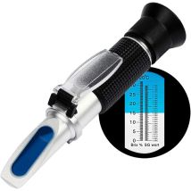 Bierwürze-refraktometer, Brix/spezifisches Schwerkraft-refraktometer Mit Atc Zum Brauen Von Bier, Doppelskala (spezifisches Gewicht 1.000–1.120 Und 