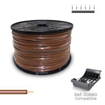 Edm - Sediles Cable Eléctrico Manguera H07z1-k Marrón 1,5 Mm 500 M - Marca Ean: 8435734703767