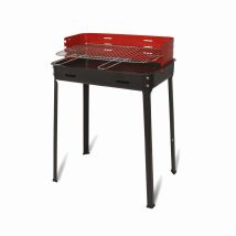 Barbecue En Acier Flavia Cm 45x35x80h Made In Italy