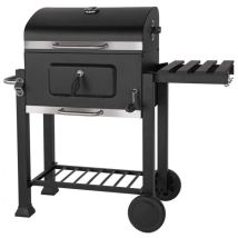 Aster Mmg926 Kohlegrill Schwarz Mit Integriertem Thermometer