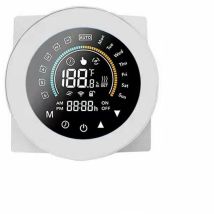 Tuya Zigbee Smart Thermostat, Digital Thermostat For Hot Water, Large Screen With Backlight, Touch Buttons, Voice Control - Model: Hc-020-zb-ga