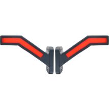 Was Luce Di Ingombro Cavi Terminali Luce Di Segnalazione, Luce Di Posizione Laterale, Sinistra, Destra 12 V, 24 V Rosso