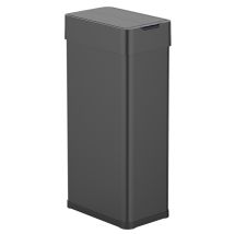 KITCHEN MOVE Automatischer Mülleimer mit Infrarotsensor 90L Mattschwarz 42,4 × 26,9 × 84 cm