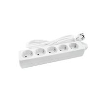 Base Múltiple 5 Tomas 1.5m – 16A – 250V – Color Blanco