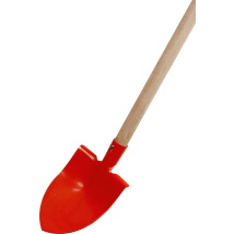 Flora Kinder-Spitzschaufel mit Stiel – Pulverbeschichteter Stahl – Gesamtlänge 86 cm – T-Griff