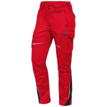 Triuso Leibwächter Damen Bundhose Ohne Knietaschen Flex-line Flxdho22 Gr. 50 Rot/schwarz