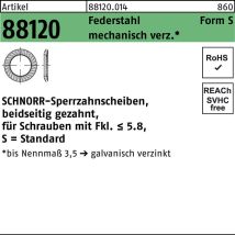 Scheiben Federstahl S 27 Mech. Verzinkt Mech Zn S 100 Stk - Schnorr