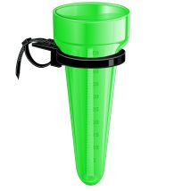 Mesto Pluviómetro Praktikus Monzón – Hasta 50 litros de lluvia – Color verde – Soporte universal