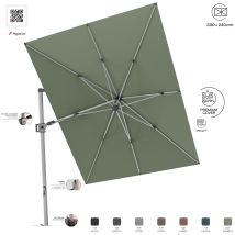 Knirps Hyperion Prestige Ampelschirm 330 X 240 Cm Sonnenschirm Pendelschirm 7 Farbvarianten