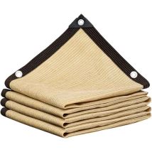 Convient Pour Voile D'Ombrage De Terrasse, Voile D'Ombrage De Pavillon, Voile D'Ombrage De Jardin, Filet D'Ombrage Avec Trous 3mx4m