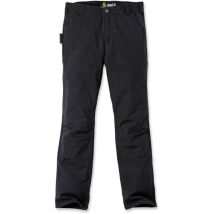 Pantaloni Da Lavoro Vestibilità Aderente Carhartt Stretch Cotton Duck Nero 42
