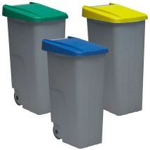 Recyclingbehälter Denox Closed Recycling Bin 3 Einheiten 110 Liter