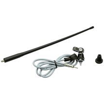 Dachantenne Universal AM/FM – 38,5 cm Antennenstab – 120 cm Anschlusskabel – Dach/Kotflügel