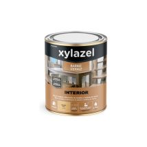 Barniz Interior Al Agua Brillante Xylazel 250 Ml Nogal