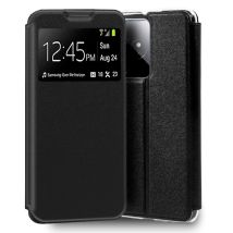 Funda Cool Flip Cover Para Realme Gt 7 Liso Negro