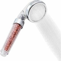 Soffione Doccia Anticalcare Regolabile – 3 Modalità – Alta Pressione – Filtraggio Sostituibile – Risparmio Idrico – 22 cm