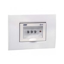 Lámpara empotrada de emergencia – 3 LEDs blancos – 230 Vac – Linterna portátil – Autonomía 2 horas