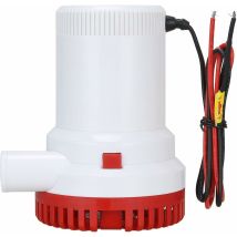 Bomba De Agua De Sentina Sumergible De 12 V, 2000 Gph, 29 Mm, Bombeo Eléctrico Para Caravanas, Camping, Pesca En El Mar, Barcos, Piscinas Pequeñas Y 