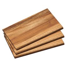 Set Aus 3 Akazienholzbrettern