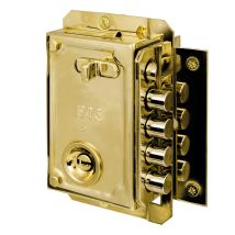 Fac - S90 Overlay Lock Goldener Linker Zylinder 50 Mm 11024