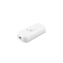 Interruttore bipolare bianco 4A – ONLEX – Design compatto per lampade da tavolo – Tensione 250V – Grado di protezione IP20
