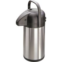Mato - Interpräsentpumpy Thermos,acciaio Inox (spazzolato), Nero,1.9 L,4177