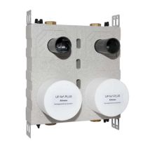 Unterputz Fix Plus Duo Für 2 Allmess Wasserähler 20/2-a Messing 4251795229459