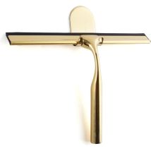 Sunxury – Stainless Steel And Glass Shower Squeegee – No-drill Wall Mount – 9.8" – Removes Water And Soap Residue
