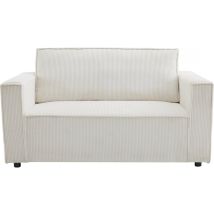 Palozi Sofa - Gerades Sofa Mit Schlaffunktion Aus Cord Grenelle - 2-sitzer - Beige
