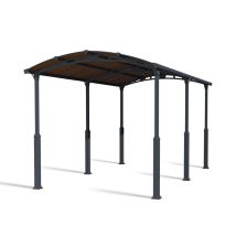 Palram - Alpine Carport Kit 6400 Rv - Aluminium/polycarbonate - L649 X W352 X H307 - Grey