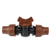 Valve Pe 16 Mm Verrouillable Marron Rain Bird Raccord Rapide