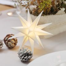 Novaliv - Dekostern Led - Weihnachtsstern, Dekostern, Adventsstern - 18 Zack Dekostern