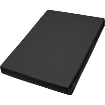 Vario Jersey-spannbetttuch Schwarz, 150 X 200 Cm Spannbettlaken