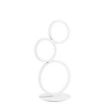 Luce Ambiante Design - Lumetto Fredy In Alluminio Bianco E Silicone 15w Con Funzione Cct 42.7 Cm.'