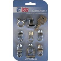 Cerradura buzón kit cuadrada cromo 60006 – Eje de cerradura