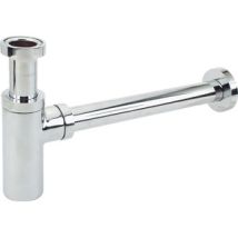 Sifone arredo cilindrico per lavabo – GOP1500HT0000 – Metallo, Ottone cromato – 1"1/4 – Go Plast