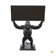 [neuwertig] B-ware Kare Animal King Kong Tischlampe Schreibtischlampe Tischleuchte Mit Textilschirm