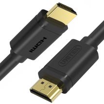 Unitek - Basic Y-c138m - Hdmi-kabel (2 M, Hdmi-lizenz, Full Hd, 2k, 4k, 3d Und Andere, Ethernet, Ideal Für Playstation, Xbox, Tv, Pc), Schwarz