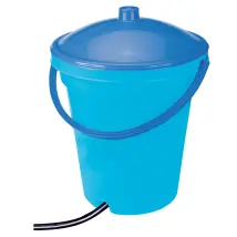 Seau Abreuvoir 18l Avec Raccord De Tuyau Pour Volailles Et Lapins - Novital
