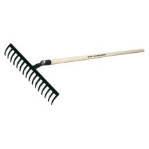 Rastrillo de jardín 12 dientes – Mango de pino 150 cm – Herramienta de jardinería resistente